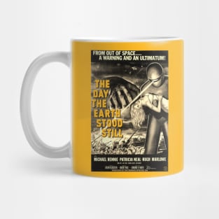 The Day the Earth Stood Still Sepia Cut Out Mug